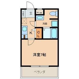 CREA児玉（0104） 間取り図画像