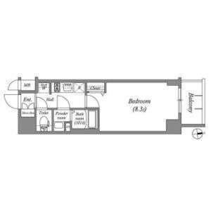 アドバンス名古屋ワイノット（0901） 間取り図画像