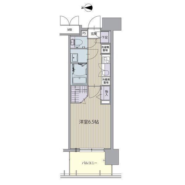 パルティール庄内通（0302） 間取り図画像