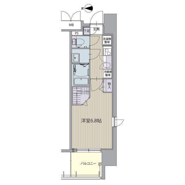 パルティール庄内通（0304） 間取り図画像