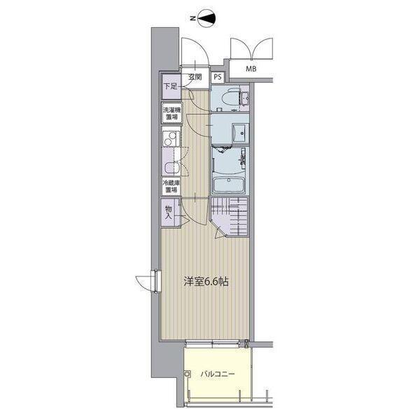パルティール庄内通（0901） 間取り図画像