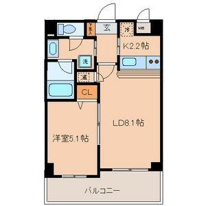 FS.幅下（0906） 間取り図画像