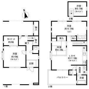 枇杷島1丁目戸建（1） 間取り図画像