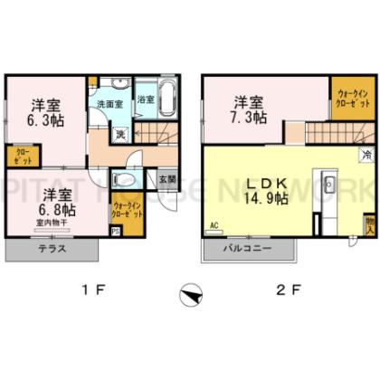  間取り図写真