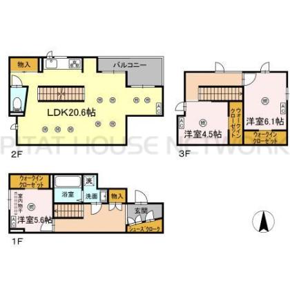  間取り図写真