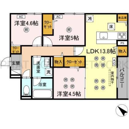  間取り図写真