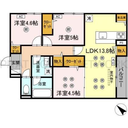  間取り図写真