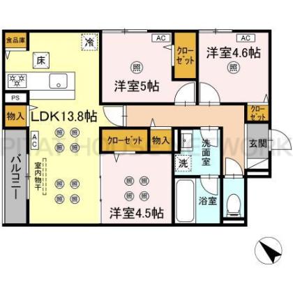  間取り図写真