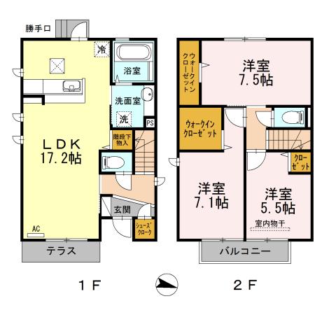  間取り図写真
