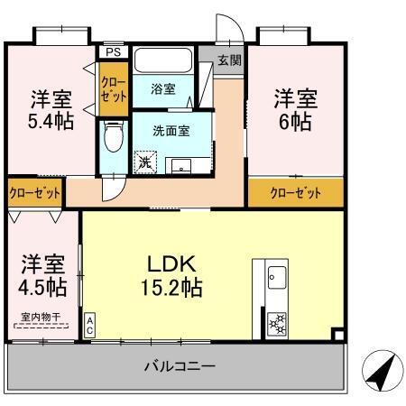 風河（103） 間取り図画像