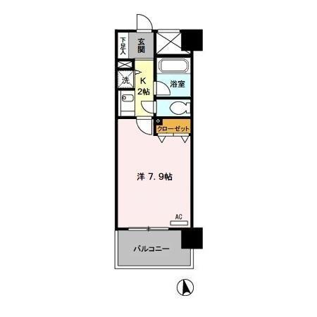 ベイフロント大手門（305） 間取り図画像