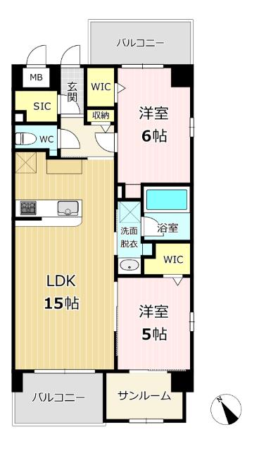 neu(ノイ)（301） 間取り図画像