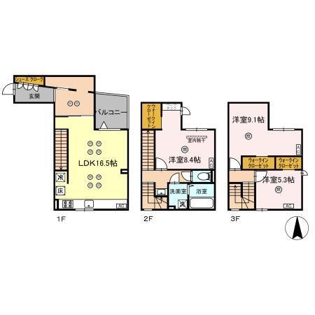 D-ROOM百道（102） 間取り図画像