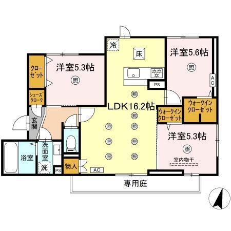  間取り図写真