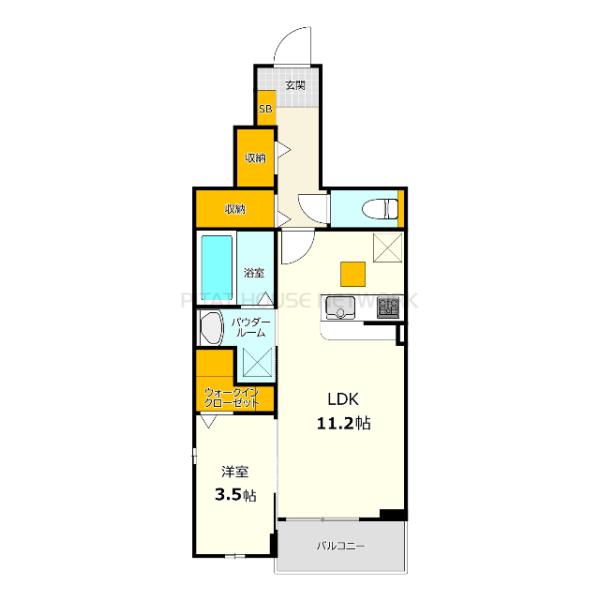 ※反転タイプ（洋室窓無し）※現況優先