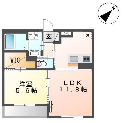 フォレスト離宮Bloom 間取り図画像