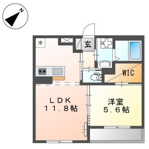 フォレスト離宮Bloom 間取り図画像