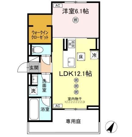 メゾン　ココル（103） 間取り図画像