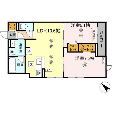 D-ROOM東雲町（103） 間取り図画像