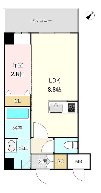 アルティザ平尾（703） 間取り図画像