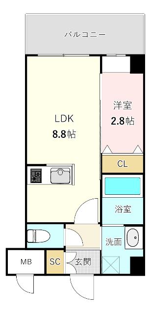 アルティザ平尾（505） 間取り図画像