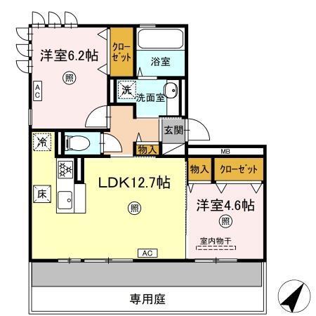プリマベーラ（105） 間取り図画像