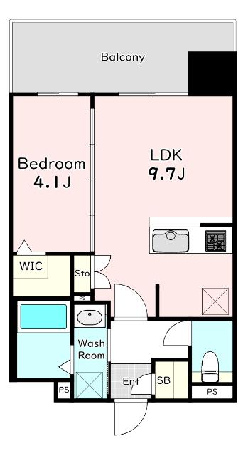 S-RESIDENCE博多駅東awesome（1103） 間取り図画像