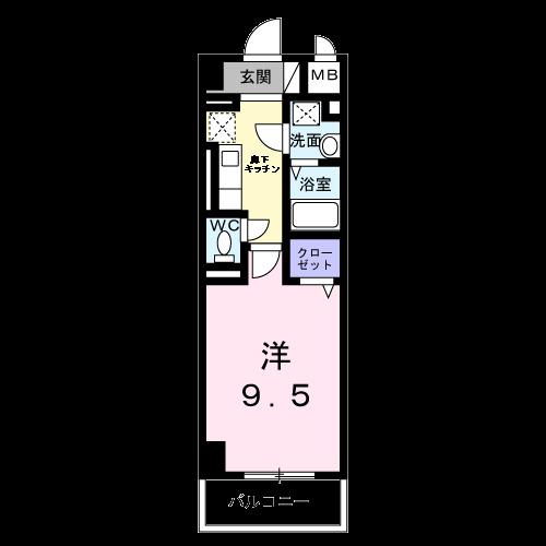 グランド　ライン（802） 間取り図画像