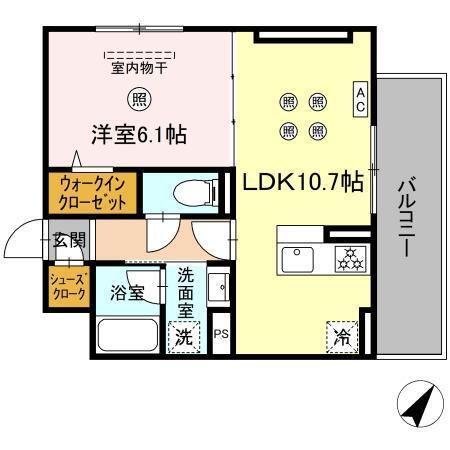 D-ROOM板付（301） 間取り図画像