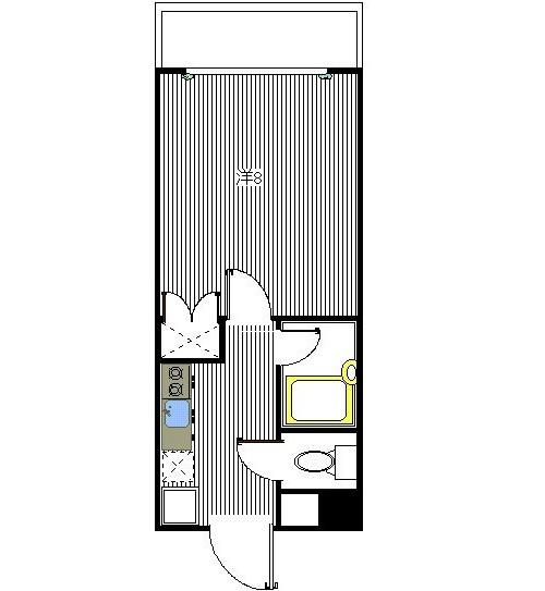 パピヨン箱崎（207） 間取り図画像