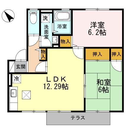 ハイカムールデビュー（103） 間取り図画像