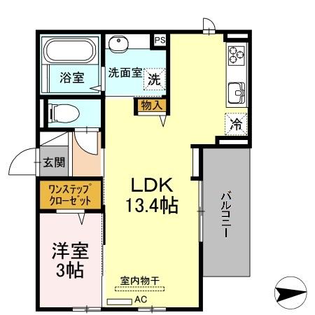 フェリオ箱崎駅前（201） 間取り図画像