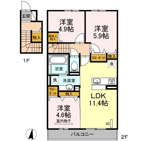  間取り図写真
