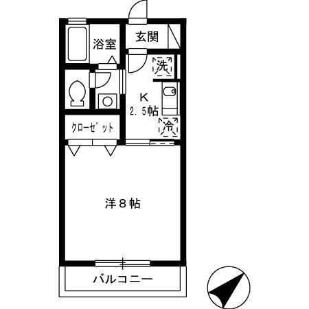 ミレニアム光Ⅱ（212） 間取り図画像