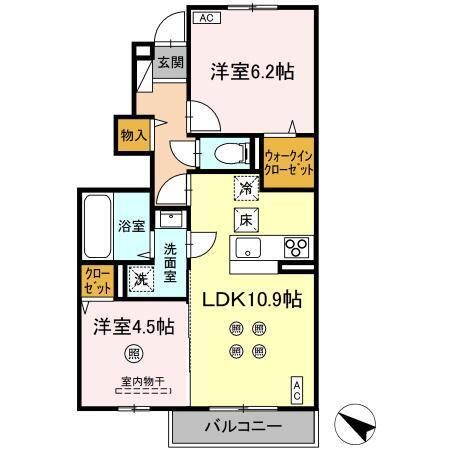 コンフォール　マーク（103） 間取り図画像