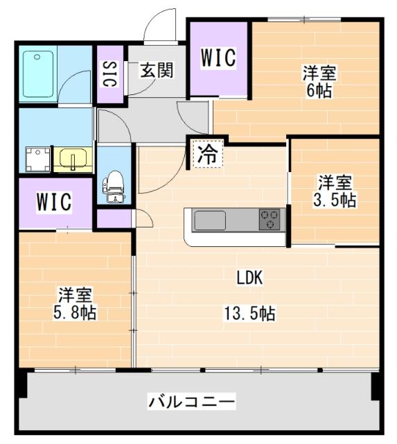 ＭＧＦ原田Ⅱ（303） 間取り図画像