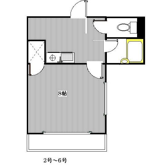 グリーン筥松（106） 間取り図画像