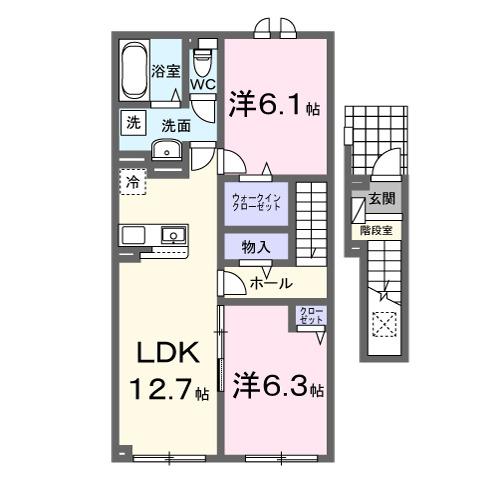 ペリエール　Ⅱ（203） 間取り図画像