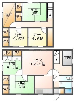  間取り図写真