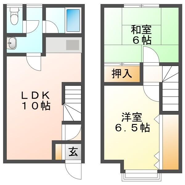 アメニティ清水（105） 間取り図画像