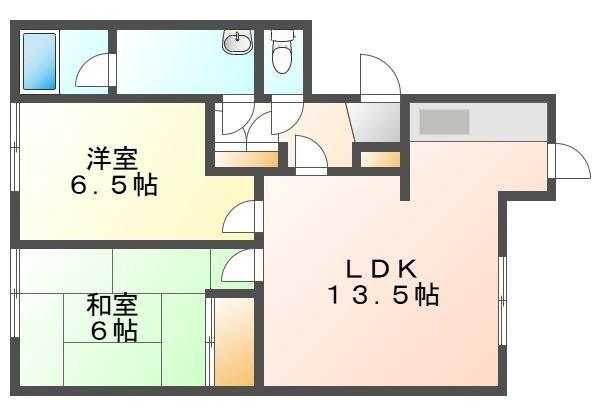Casaグラン・イル（201） 間取り図画像