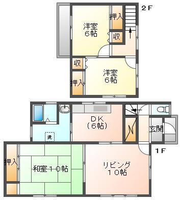 塩谷２丁目戸建 間取り図画像