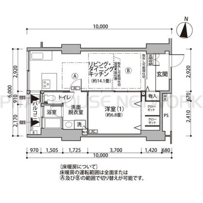  間取り図写真