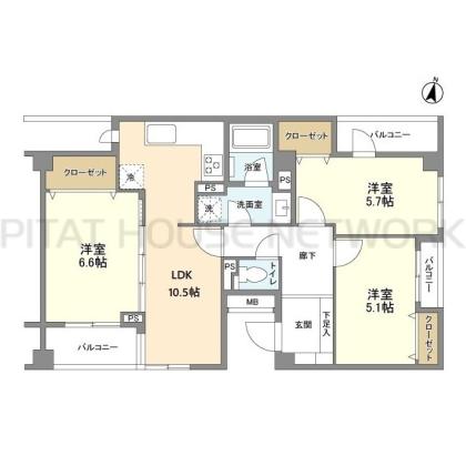  間取り図写真