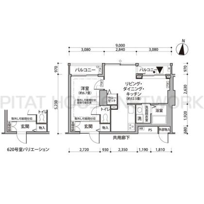  間取り図写真