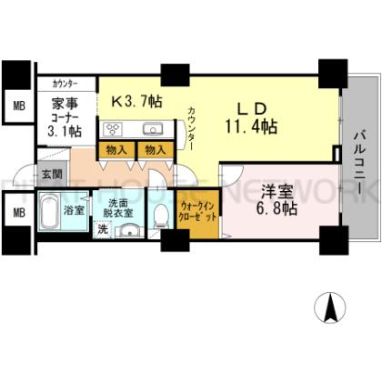  間取り図写真