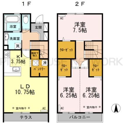  間取り図写真