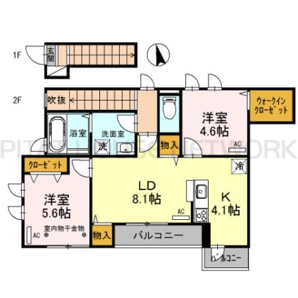  間取り図写真