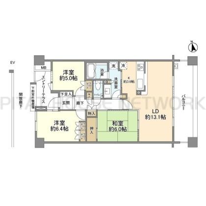  間取り図写真