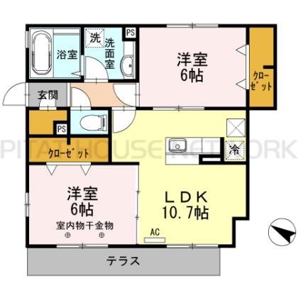  間取り図写真